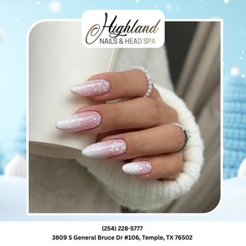 Highland Nails & Head Spa - The best accessory for the holidays? Pretty nails! Come let us help you. Book now! - Nail Salons Near Me - Temple, Texas Highland Nails & Head Spa - The best accessory for the holidays? Pretty nails! Come let us help you. Book now! - Nail Salons Near Me - Temple, Texas