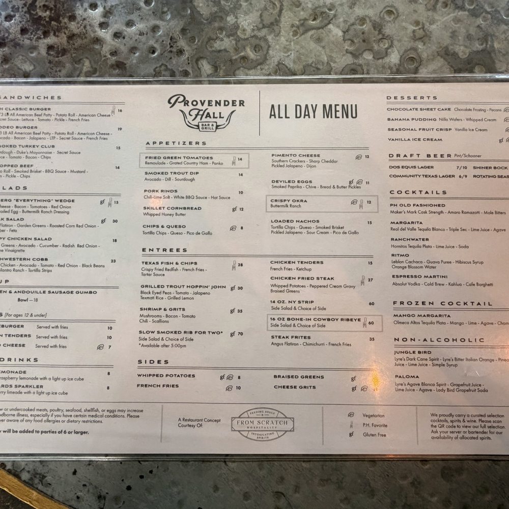 Menu Menu