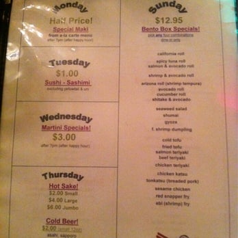 Minato Sushi Bar - Daily specials - Japanese Near Me - Baltimore, Maryland Minato Sushi Bar - Daily specials - Japanese Near Me - Baltimore, Maryland