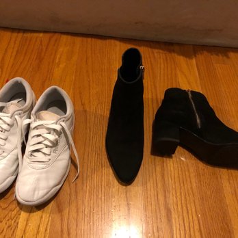 A Plus Shoe Repair - My sneakers are white again, and my boots have new heels - Shoe Repair Near Me - New York, New York