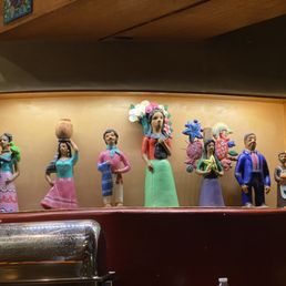 Fun art over the breakfast area