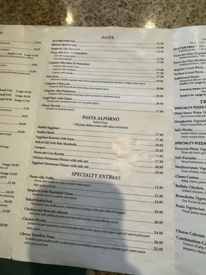 Menu photo 3 Sal's Pizza & Pasta Old Saybrook, CT