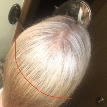 The Hair Loft - You might not be able to tell but it's platinum on top & then gets copper where I drew the line. My new stylist immediately noticed - Hair Salons Near Me - Wenatchee, Washington The Hair Loft - You might not be able to tell but it's platinum on top & then gets copper where I drew the line. My new stylist immediately noticed - Hair Salons Near Me - Wenatchee, Washington
