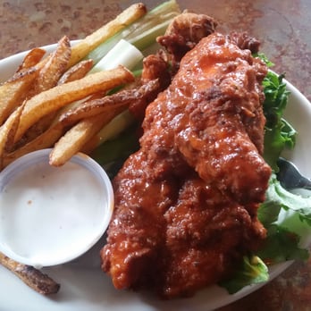 Pour House Bar & Grill - My half of the Buffalo Chicken Tenders for $7.99 + $1 up-charge for tots. Served incorrectly w/ fries the first time. Tots were brought out - American Near Me - North Bend, Washington Pour House Bar & Grill - My half of the Buffalo Chicken Tenders for $7.99 + $1 up-charge for tots. Served incorrectly w/ fries the first time. Tots were brought out - American Near Me - North Bend, Washington