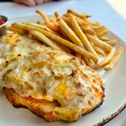 Crab and Artichoke melt Crab and Artichoke melt