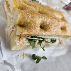 Due Focacceria - Smoked turkey sandwich