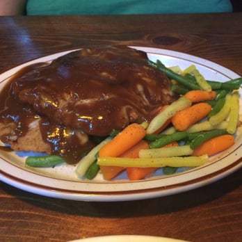 Oddfellas Pub & Eatery - Schnitzel with double veggies! - Irish Near Me - Auburn, Washington Oddfellas Pub & Eatery - Schnitzel with double veggies! - Irish Near Me - Auburn, Washington