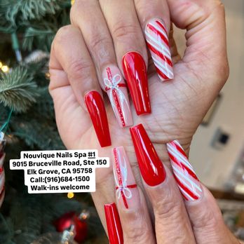 Nouvique Nails Spa - Xmas nail art done by Nouvique Nails Spa #1 in Elk Grove. - Nail Salons Near Me - Elk Grove, California Nouvique Nails Spa - Xmas nail art done by Nouvique Nails Spa #1 in Elk Grove. - Nail Salons Near Me - Elk Grove, California