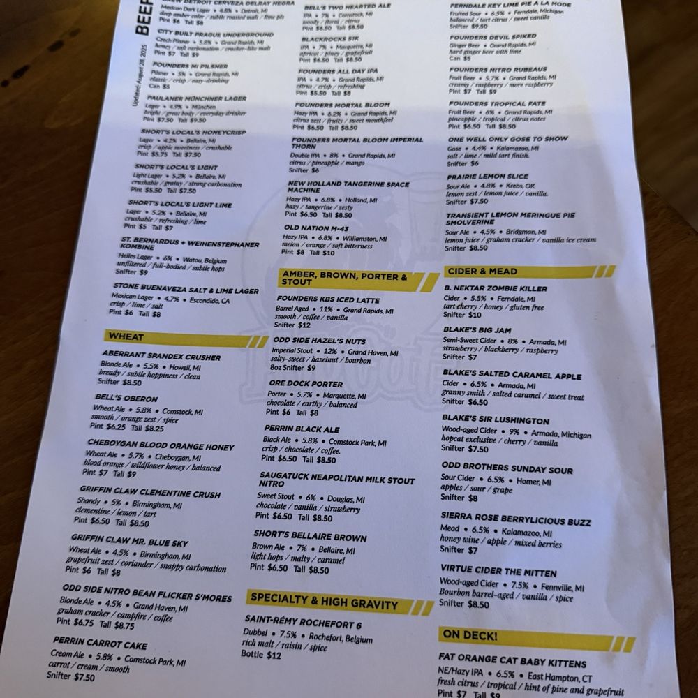 HopCat - Drink Menu - American Near Me - Grand Rapids, Michigan