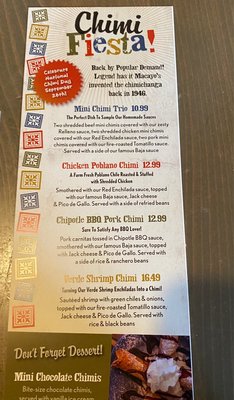 Menu photo 4 Macayo's Mexican Food Mesa, AZ Menu photo 4 Macayo's Mexican Food Mesa, AZ
