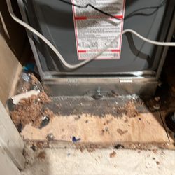 Cote's Mechanical - 2 calls ago, a team of 3 show up to giggle work, 1 acts as a manager talking his smack and they leave a pile of trash... water bottle too!