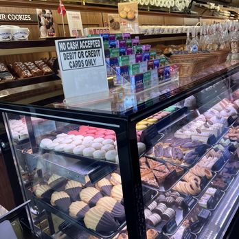 Danish Mill Bakery - Display of some of the pastries - Bakeries Near Me - Solvang, California