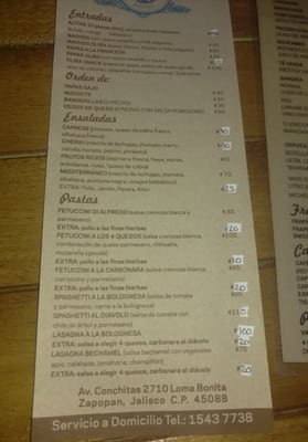 Menu photo 3 Òliba Bistro Zapopan, JAL Menu photo 3 Òliba Bistro Zapopan, JAL