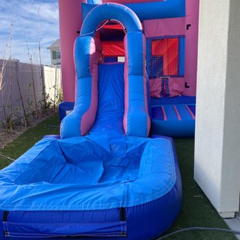 Chepe's Bounce House Rentals - Water slide castle before turning the water on - Party Equipment Rentals Near Me