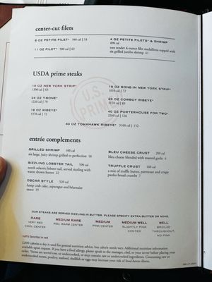 Menu photo 1 Ruth's Chris Steak House Knoxville, TN Menu photo 1 Ruth's Chris Steak House Knoxville, TN