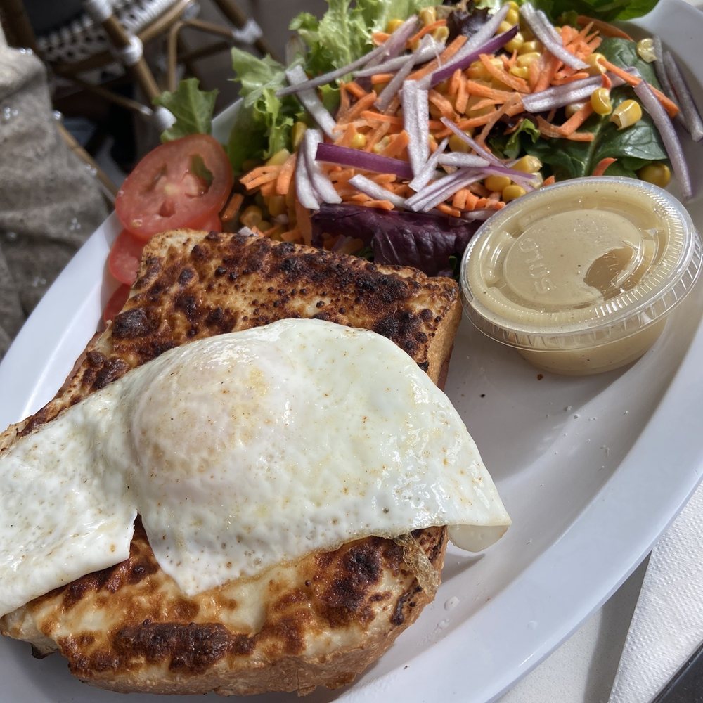French Riviera Bakery Cafe - Croque madame - Bakeries Near Me - Houston, Texas