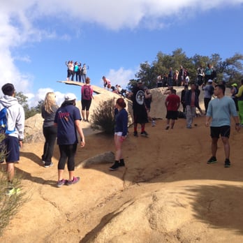 Mount Woodson Trail - People waiting to take pictures... - Hiking Near Me - Poway, California Mount Woodson Trail - People waiting to take pictures... - Hiking Near Me - Poway, California