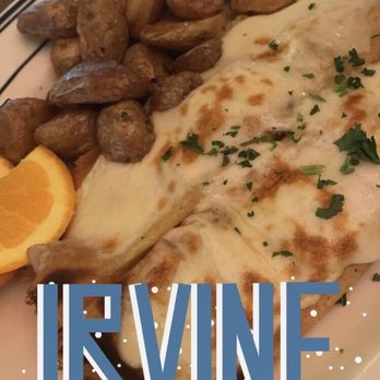 Mimi's Cafe - The Ham & Cheese Crepes, w/potatoes. I'd rate this a 6 1/2, out of 10. The potatoes were good. I skipped the orange slices. - Breakfast & Brunch Near Me - Irvine, California