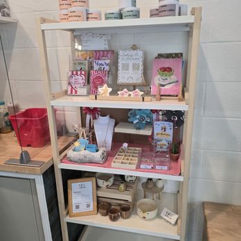 Sun House Cafe - Cute little shelf that has items you can buy from local artists - Coffee & Tea Near Me - Sacramento, California Sun House Cafe - Cute little shelf that has items you can buy from local artists - Coffee & Tea Near Me - Sacramento, California