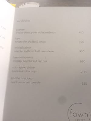Menu photo 1 Fawn Coffee Adelaide, SA