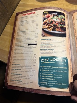 Menu photo 3 Mexico Lindo Myrtle Beach, SC