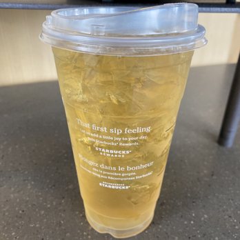 Starbucks - Venti iced green tea - Coffee & Tea Near Me - Burnaby, British Columbia