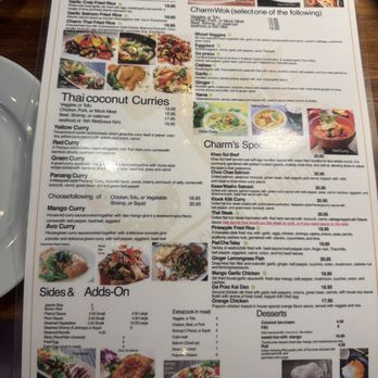 Charm Thai Kitchen - Menu - Thai Near Me - San Diego, California