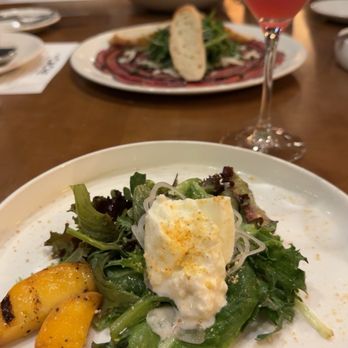 Ginger and Baker - Grilled peaches and burrata salad - Cafes Near Me - Fort Collins, Colorado Ginger and Baker - Grilled peaches and burrata salad - Cafes Near Me - Fort Collins, Colorado