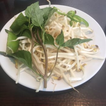 Glendale Pho Co - Mint leaves and bean sprouts are a staple with Vietnamese pho! - Vietnamese Near Me - Glendale, California