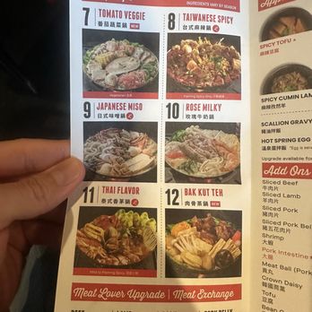 Boiling Point - Menu (June 2026) - Taiwanese Near Me - Irvine, California