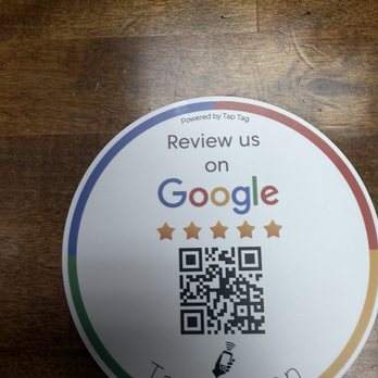 Yoyo’s Hotdog - Scan for review sticker by the register - Hot Dogs Near Me - Houston, Texas