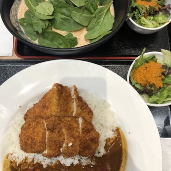 Demiya - Mentaiko cream udon and chicken katsu curry - Japanese Curry Near Me - San Jose, California