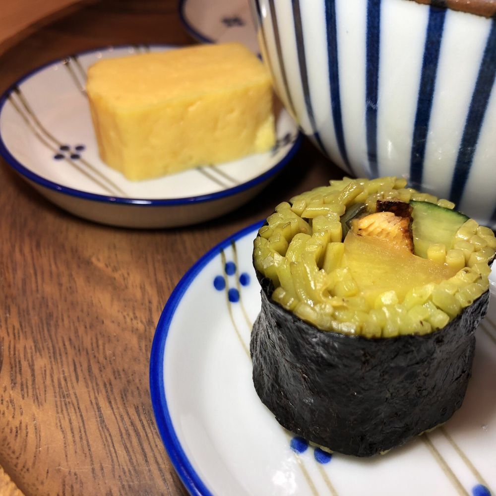 Tsujiri Richmond - The roll was made with soba noodles! - Japanese Near Me - Richmond, British Columbia Tsujiri Richmond - The roll was made with soba noodles! - Japanese Near Me - Richmond, British Columbia
