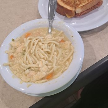 Olde Country Diner - Some good home style chicken noodle soup with a grilled ham and cheese sandwich!! - Diners Near Me - Martinsburg, West Virginia Olde Country Diner - Some good home style chicken noodle soup with a grilled ham and cheese sandwich!! - Diners Near Me - Martinsburg, West Virginia