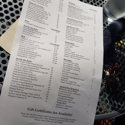 Menu photo 5 Saltoro Seattle, WA Menu photo 5 Saltoro Seattle, WA
