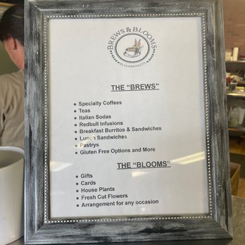 Brews & Blooms - List of offerings - Coffee & Tea Near Me - Elizabeth, Colorado Brews & Blooms - List of offerings - Coffee & Tea Near Me - Elizabeth, Colorado