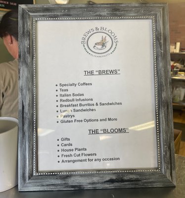 Menu photo 2 Brews & Blooms Elizabeth, CO Menu photo 2 Brews & Blooms Elizabeth, CO