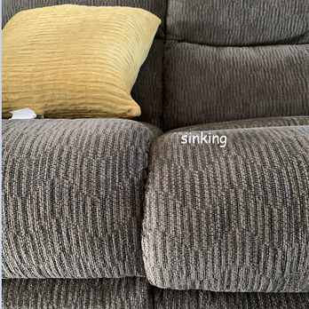 Ashley Store - look how this is sinking. it sinks like this within a day of sitting. so bad quality, yet Ashley cannot offer refund or exchange. - Furniture Stores Near Me - Burbank, California Ashley Store - look how this is sinking. it sinks like this within a day of sitting. so bad quality, yet Ashley cannot offer refund or exchange. - Furniture Stores Near Me - Burbank, California