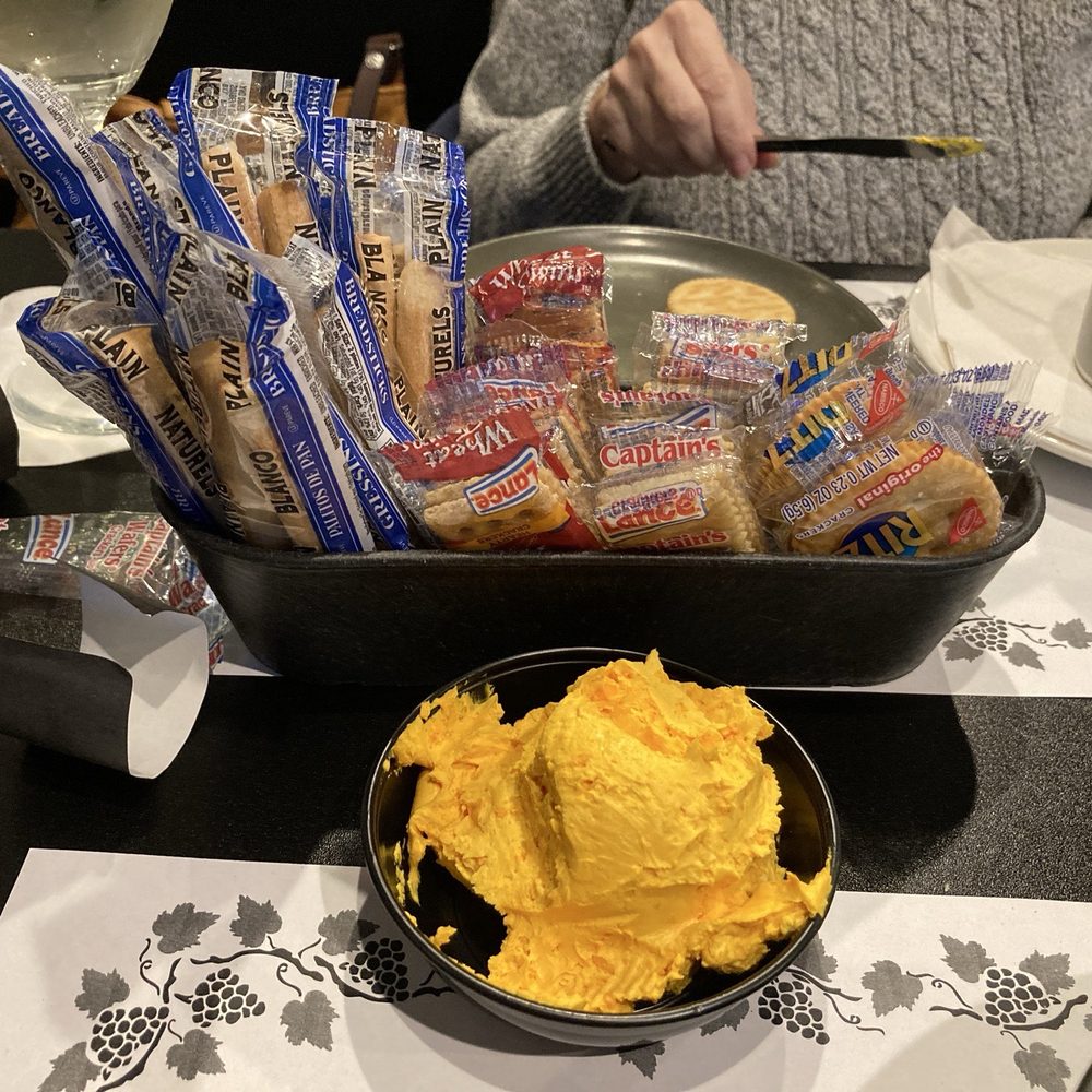 Michael’s Italian Restaurant - Their cheese and crackers - Italian Near Me - Elkhart, Indiana