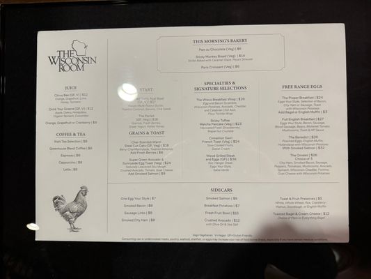 Menu photo 4 The Wisconsin Room Kohler, WI Menu photo 4 The Wisconsin Room Kohler, WI