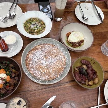 Redbird - Brunch. BLD RICOTTA BLUEBERRY PANCAKES SHORT RIB HASH CONGEE DUCK CONFIT CHILAQUILES - New American Near Me - Los Angeles, California Redbird - Brunch. BLD RICOTTA BLUEBERRY PANCAKES SHORT RIB HASH CONGEE DUCK CONFIT CHILAQUILES - New American Near Me - Los Angeles, California