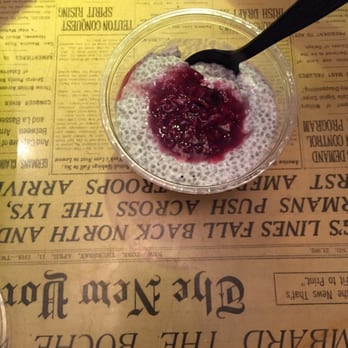 Thinking Cup - Vegan Chia pudding (absolutely wonderful) and cute table decor - Coffee & Tea Near Me - Boston, Massachusetts Thinking Cup - Vegan Chia pudding (absolutely wonderful) and cute table decor - Coffee & Tea Near Me - Boston, Massachusetts
