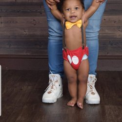Anaya's Baby Boutique - Micky Mouse 1st Birthday Outfit