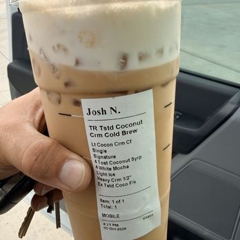 Starbucks - Toasted Coconut Cream Cold Brew - Coffee & Tea Near Me - McAllen, Texas Starbucks - Toasted Coconut Cream Cold Brew - Coffee & Tea Near Me - McAllen, Texas