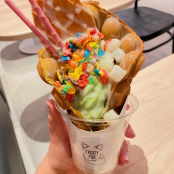 Frosty Fox - Matcha Puffle - Coffee & Tea Near Me - Orlando, Florida Frosty Fox - Matcha Puffle - Coffee & Tea Near Me - Orlando, Florida