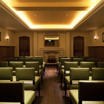 Boulestin - Private dining room set up for presentation - French Near Me - London, XGL