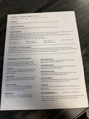 Menu photo 2 Taranto's Pizzeria Lewis Center, OH Menu photo 2 Taranto's Pizzeria Lewis Center, OH