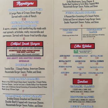 Smash and Dash - Menu - Burgers Near Me - Kaiserslautern, RP