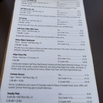 Half Moon Bay Brewing Company - Beer - Seafood Near Me - Half Moon Bay, California Half Moon Bay Brewing Company - Beer - Seafood Near Me - Half Moon Bay, California