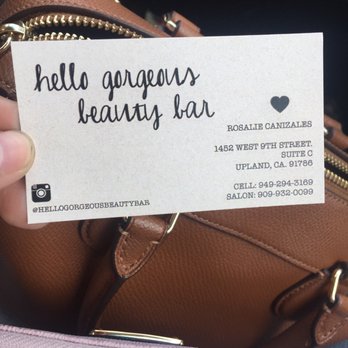 Hello Gorgeous Beauty Bar - My hair stylist! Rosalie Canizales! - Hair Stylists Near Me - Upland, California Hello Gorgeous Beauty Bar - My hair stylist! Rosalie Canizales! - Hair Stylists Near Me - Upland, California